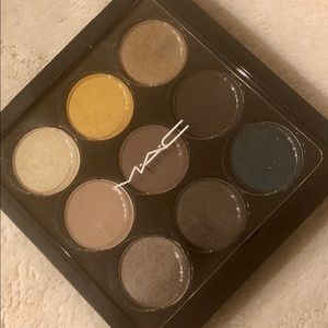9 pan MAC eyeshadow palette